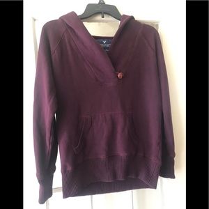Maroon American Eagle hoodie size M
